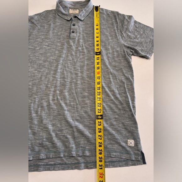 LINKSOUL Men’s 3 Button Polo Golf Short Sleeve Shirt Green Striped Size XL - Picture 6 of 7